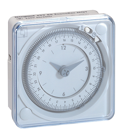 Analoge Fronttafeleinbauuhr EconoRex MQT230V 50/60Hz