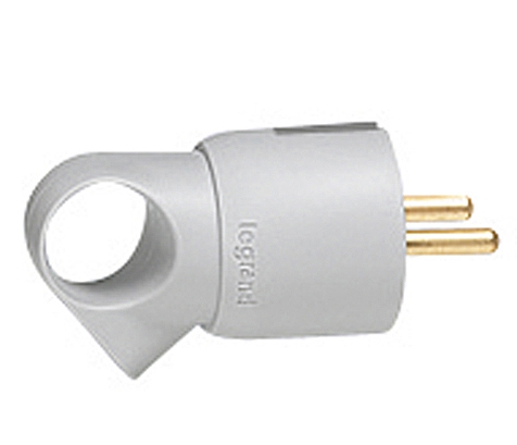 Schukostecker mit Abzug