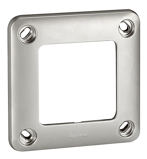Legrand Rahmen 1-fach Soliroc IP55 IK10 grau
