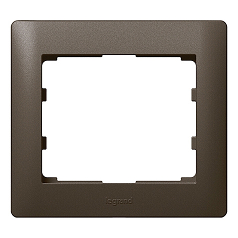 Rahmen 1-fach Galea dark bronze