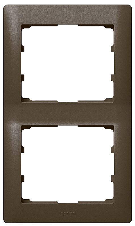 Rahmen 2-fach senkrecht Galea dark bronze