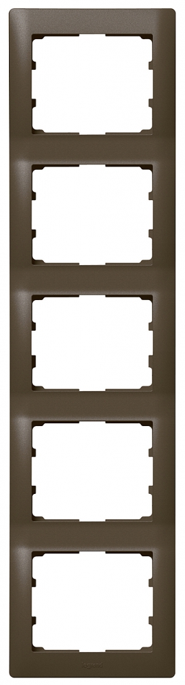 Rahmen 5-fach senkrecht Galea dark bronze