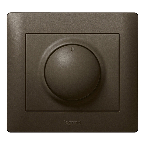 Abdeckung Drehdimmer Galea dark bronze
