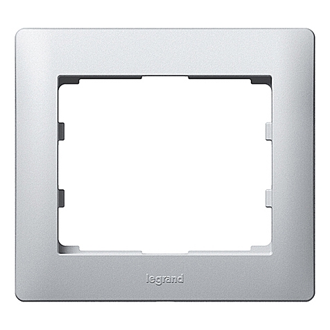 Rahmen 1-fach Galea soft aluminium
