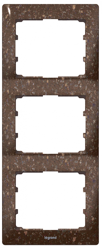 Rahmen 3-fach senkrecht Galea Corian® Cocoa Brown