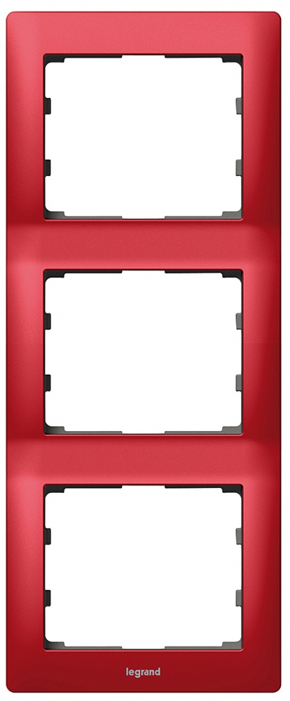 Rahmen 3-fach senkrecht Galea magic red