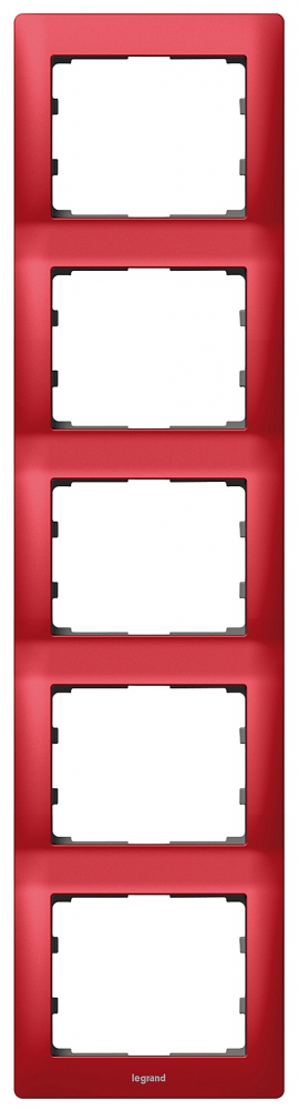 Rahmen 5-fach senkrecht Galea magic red