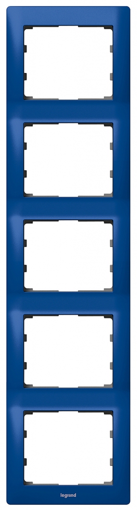 Rahmen 5-fach senkrecht Galea magic blue