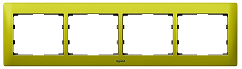 Rahmen 4-fach waagerecht Galea magic green