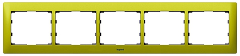 Rahmen 5-fach waagerecht Galea magic green