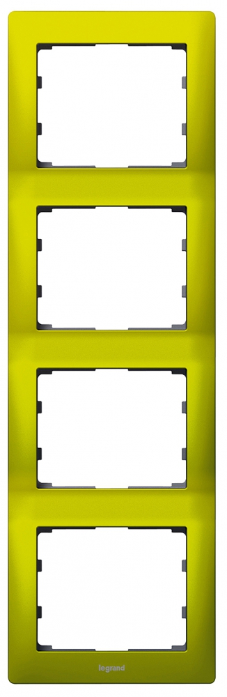 Rahmen 4-fach senkrecht Galea magic green