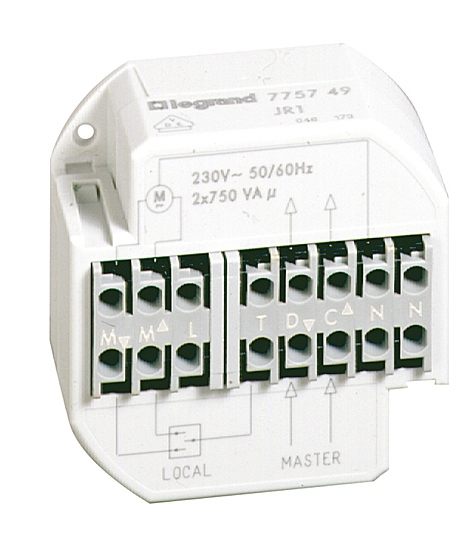 Einsatz Jalousierelais 230V 50/60Hz
