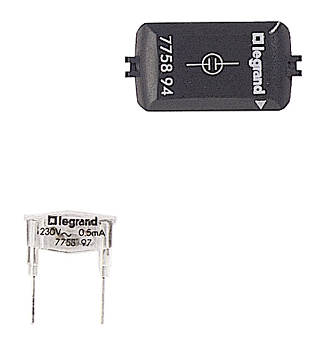 Glimmaggregat 230V~/ 0,5 mA gruen
