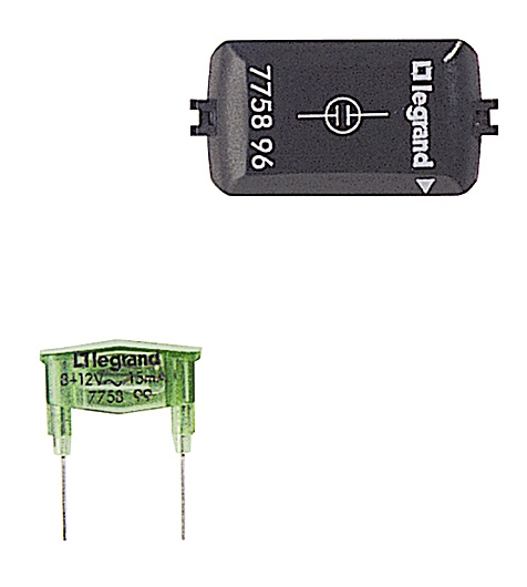 Glimmaggregat 8-12V~/ 15 mA gruen