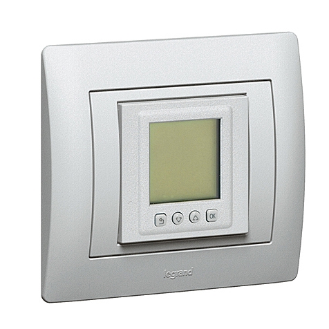 Einsatz Zeitschaltuhr 3-Leiter Galea soft aluminium