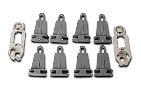 Legrand Plombierset für Aufputzverteiler 1-reihig /  1 x 12 Module / IP65  - Satz mit 2 plombierbaren Schraubenabdeckungen