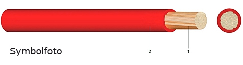 PVC - ADERLEITUNG H07V-K (Yf) 2,5 VIO / 100 METER BUND