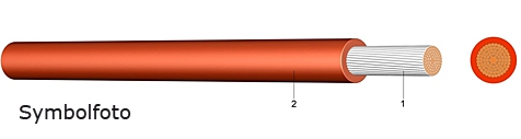 SILIKONLEITUNG SIF 1,5 BL / 100 METER BUND