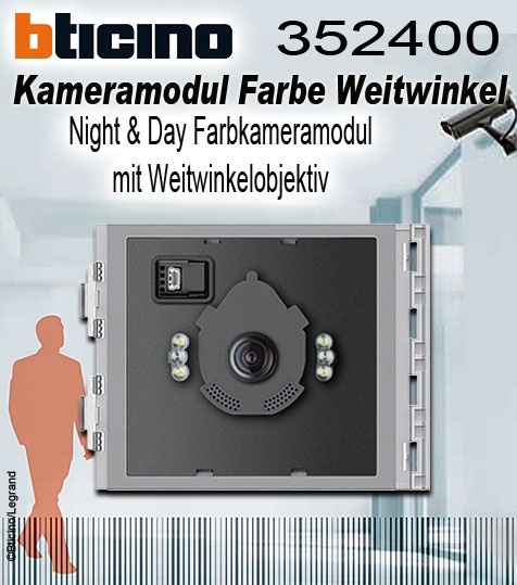 Bticino Kameramodul Farbe Weitwinkel