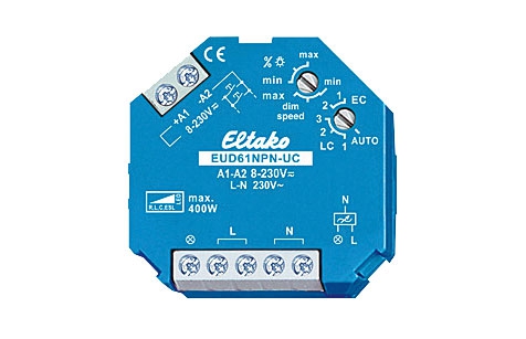 Eltako Universal-Dimmschalter EUD61NPN-UC / Power MOSFET bis 400W / auch für LED 230V