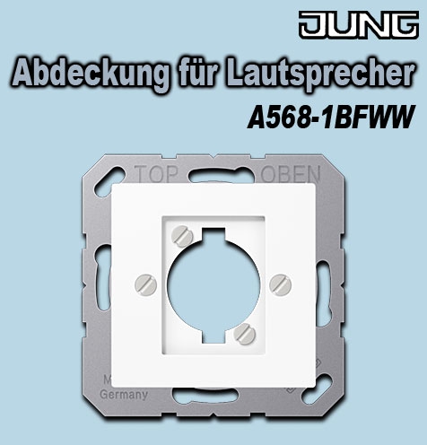 Abdeckung für Lautsprecher Alpinweiß
