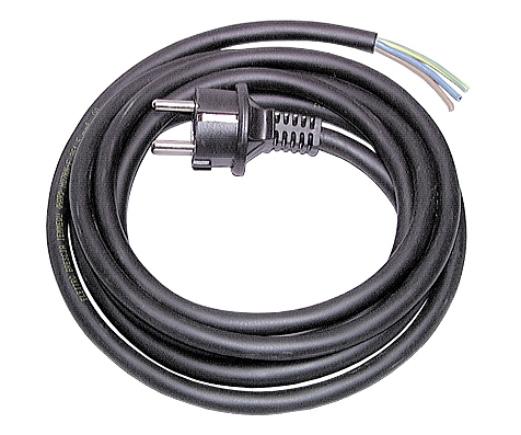 Gummianschlussleitung 2x1 / 5 Meter mit Gummikabel H05RNF