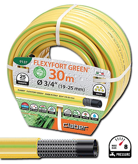 Schlauch FLEXYFORT GREEN® Ø 3/4 Zoll / 30m (19-25 mm) 9137