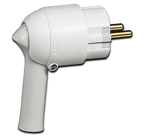 Schukostecker mit Schnellabzug drehbar IP20 / 16A
