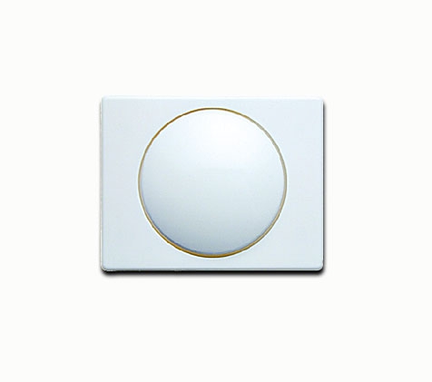 Berker ARSYS Zentralstück mit Regulierknopf Abdeckung für Schalter, Taster, Dimmer, Jalousie - polarweiß glänzend