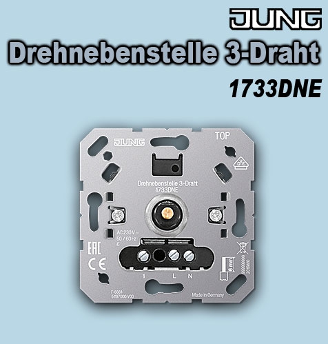 Jung Drehnebenstelle 3-Draht für Dimmer