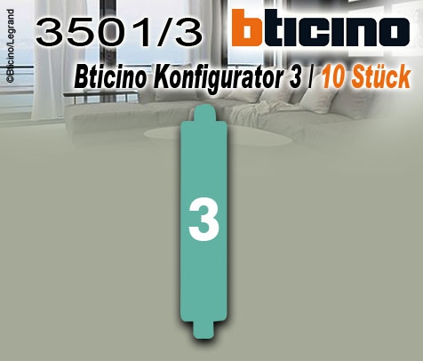Bticino Konfigurator 3 / 10 Stück