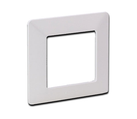 Legrand Abdeckrahmen Valena Life 1-fach / Thermoplast / Ultraweiß glänzend