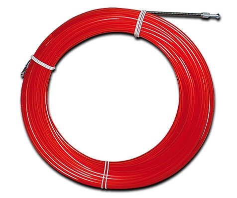 Perlon Einziehfeder für den Profi in rot / Ø 4 mm / 20m