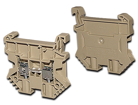 Reihenklemme Schraubtechnik 4mm2 / beige / 17104-2