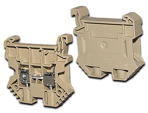 Reihenklemme Schraubtechnik 10 mm2 beige / 17112.2