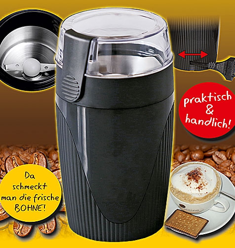 Kaffeemühle 90 W mit Kabelaufbewahrung