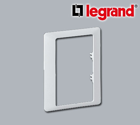 Legrand Valena Life Rahmen Ultraweiß für Doppelsteckdosen 1-fach / horizontal / IP20