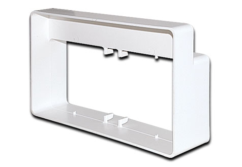 Adapter für Lüftergitter / für System 150 (Anschlussrahmen für Lüftergitter) / Außen 220 x 90 mm / M / F