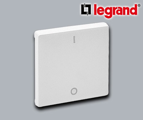 Legrand Valena Life Wippe Ausschalter 2polig / Ultraweiß glänzend