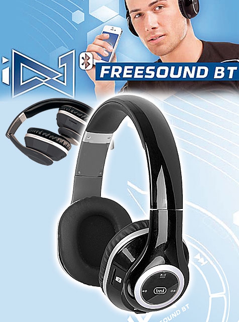 Bluetooth Kopfhörer DJ 1280 faltbar inkl. FM Radio und Lithium-Akku / MP3 fähig / schwarz