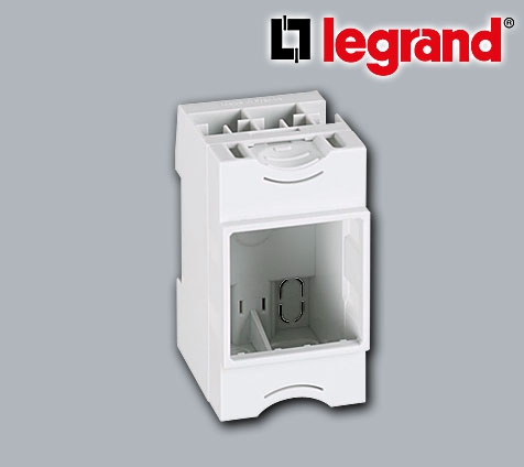 Legrand Universal Support modular DX3 Aufsatzmodul Hutschienen-Adapter