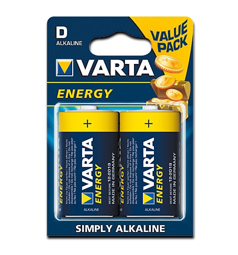 Varta Energy Alkaline D Mono 2XD / 1,5V / LR20 / MN1300 - 2er Blister