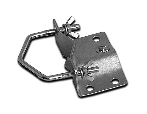 Schelle für Mastfuß 30-60mm / Stahlblech verzinkt