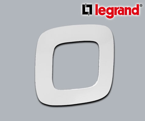 Legrand Valena Allure Rahmen Ultraweiß 1-fach / für waagerechte und senkrechte Montage / aus Thermoplast Ultraweiß glänzend