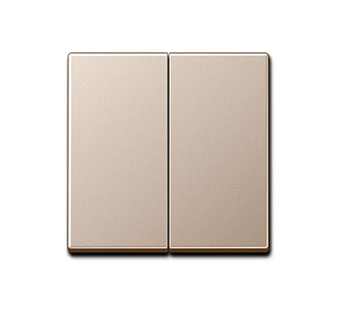 Jung Wippe für Taster BA 2fach / 55 x 55 mm / Duroplast lackiert / Champagner