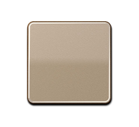Jung Wippe für Taster BA 1fach / 67 x 67 mm / Aluminium eloxiert / gold-bronze