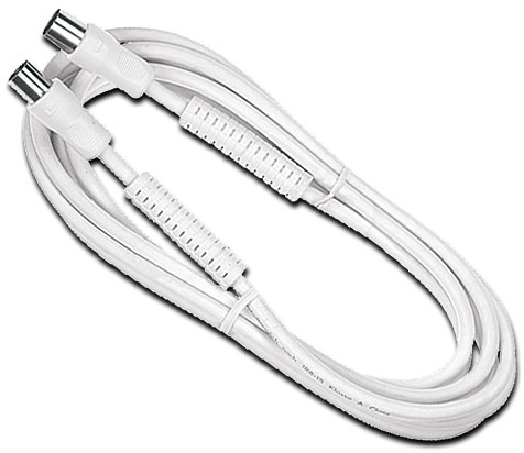 Axing IEC Anschlusskabel mit Mantelstromfilter 10 m hochgeschirmt / IEC Stecker-IEC Kupplung