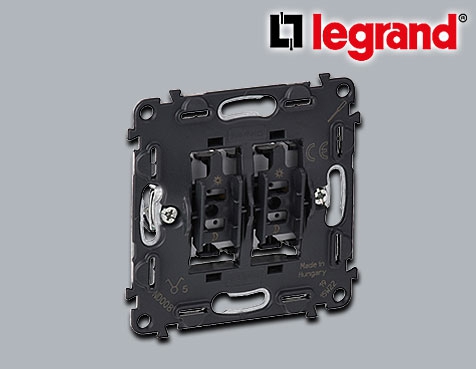 Legrand Valena INMATIC UP Einsatz Serienschalter  10A mit Krallen-/Schraubbefestigung
