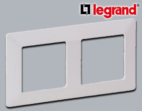 Legrand Valena Life UP Rahmen Ultraweiß 2-fach