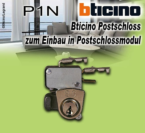 Bticino Postschlossmodul für Leermodul